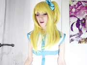 Lana Rain come Lucy Implora Creampie al Patrigno per Erede 💦🔥